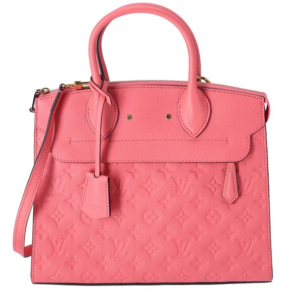 Louis Vuitton Pont Neuf MM Monogram Empreinte Handbag M42711 Blossom - Picture 1 of 7